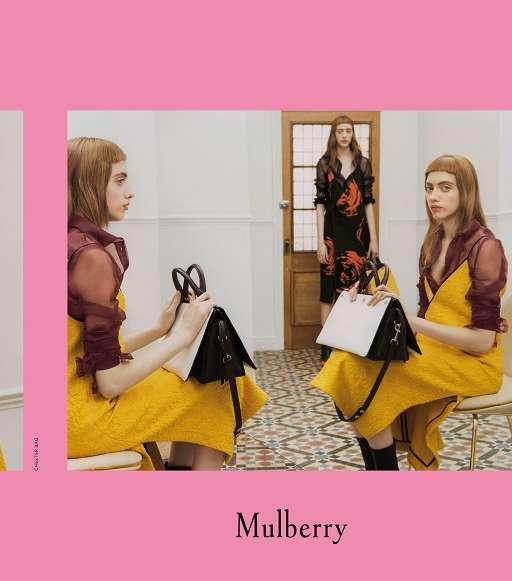 الحملة الاعلانية لمجموعة شتاء 2016 لعلامة Mulberry