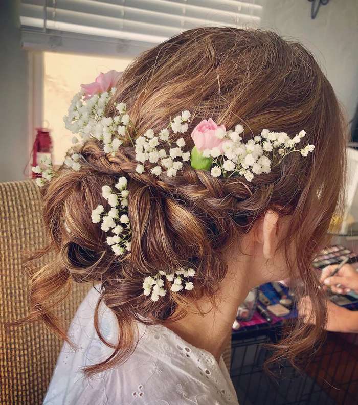 صور اروع تسريحات شعر طويل للعروس