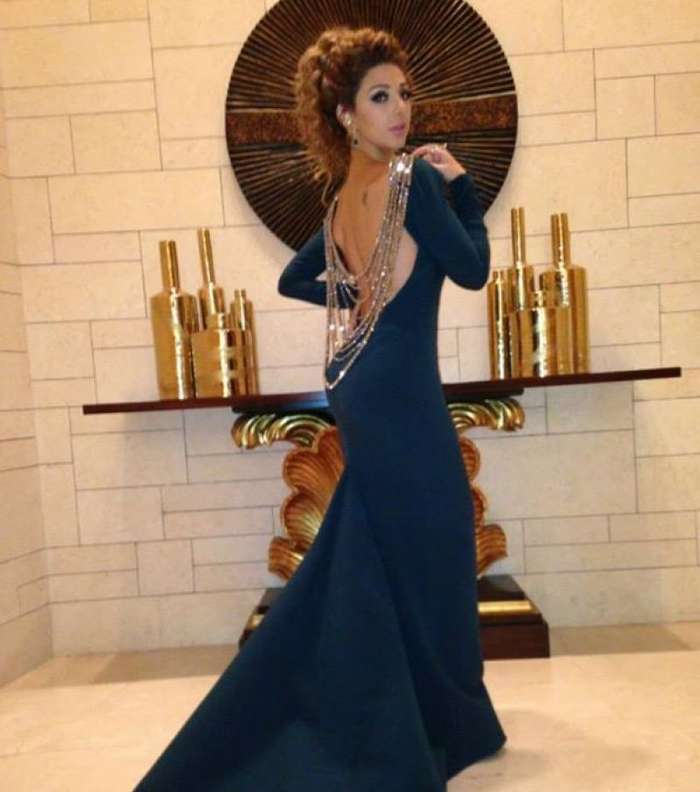 صور أجمل فستان ميريام فارس الاسود