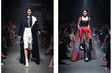 نور عريضة تفتتح وتختتم عرض حسين بظاظا لشتاء 2018