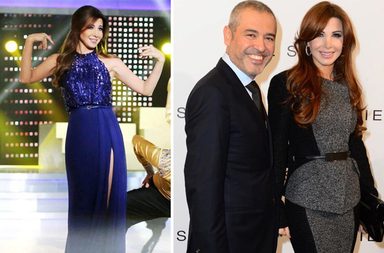 نانسي عجرم تختار فساتينها من تصميم إيلي صعب