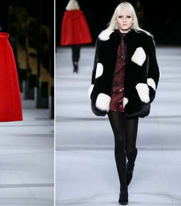 إكتشفي تصاميم Saint Laurent Paris لشتاء 2015