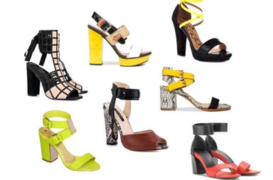 بالصور، أجمل موديلات الأحذية بالكعب العريض 