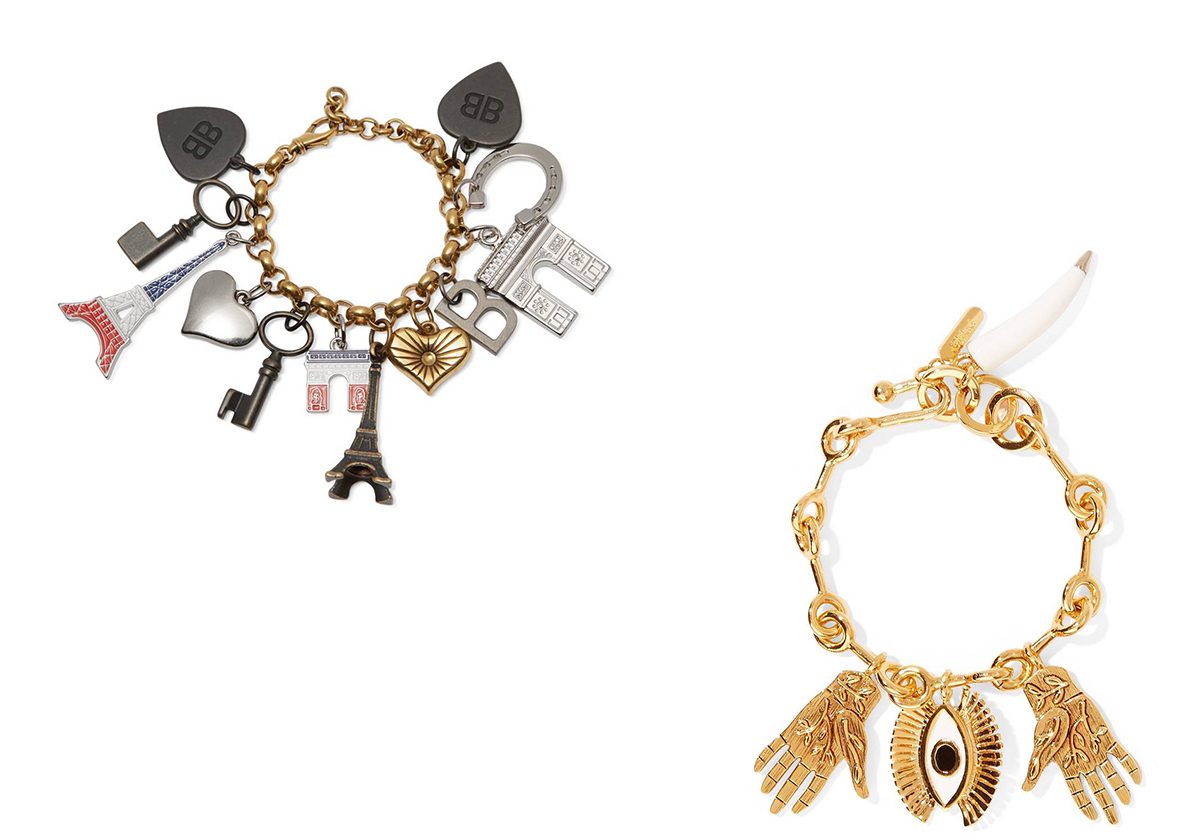 ارتدي هذا الموسم الاساور المتدلية بالاشكال