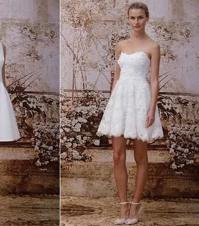 الفساتين القصيرة...لفتة عصريّة عرائسيّة متميّزة 