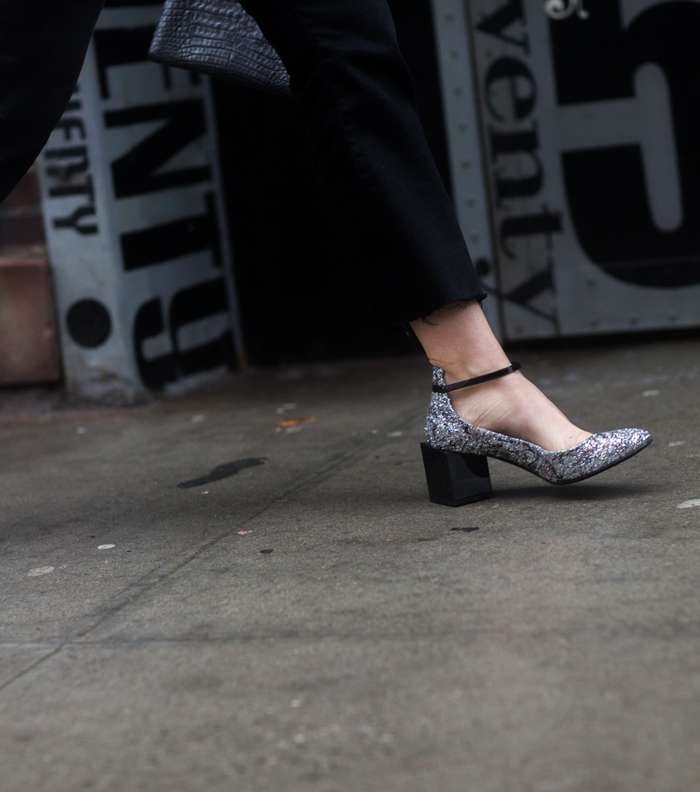 الحذاء بكعب الـ Block heels من شوارع نيويورك