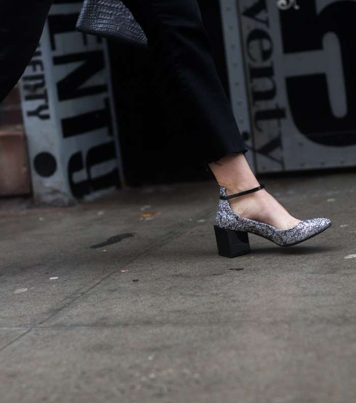 الحذاء بكعب الـ Block heels من شوارع نيويورك
