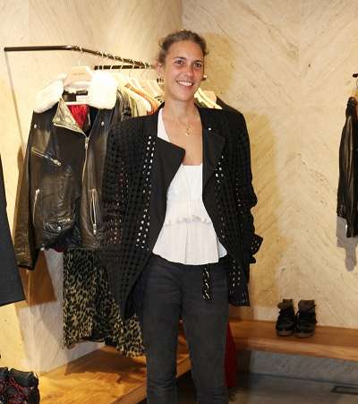 Isabel Marant خلال حفل إفتتاح متجرها الخاصّ في دبي