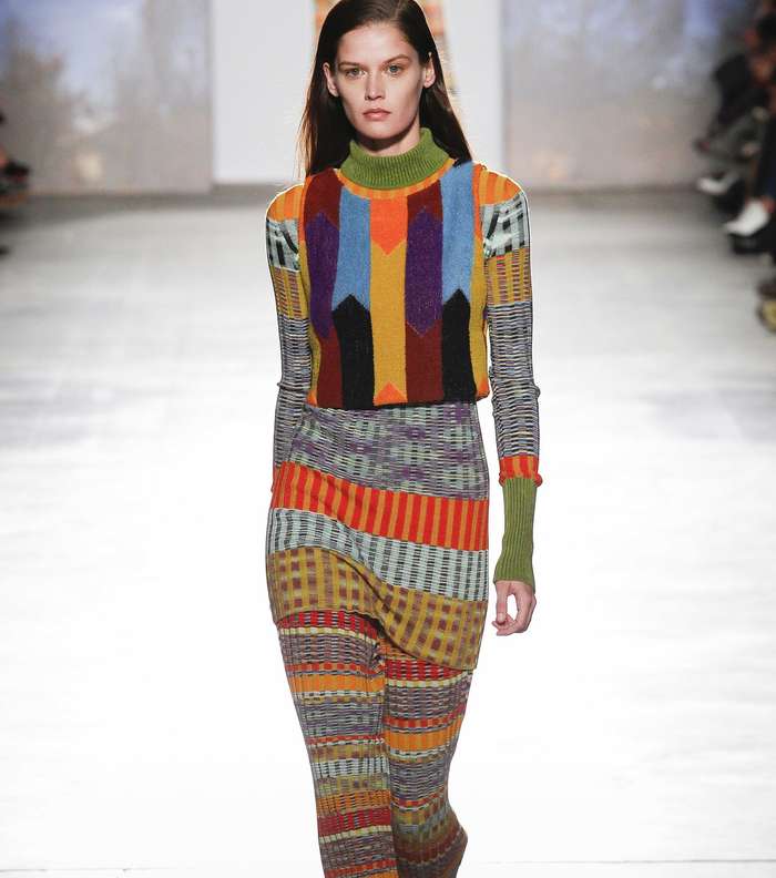 الملابس المقطعة بمربعات ملونة Patchwork من Missoni لشتاء 2018