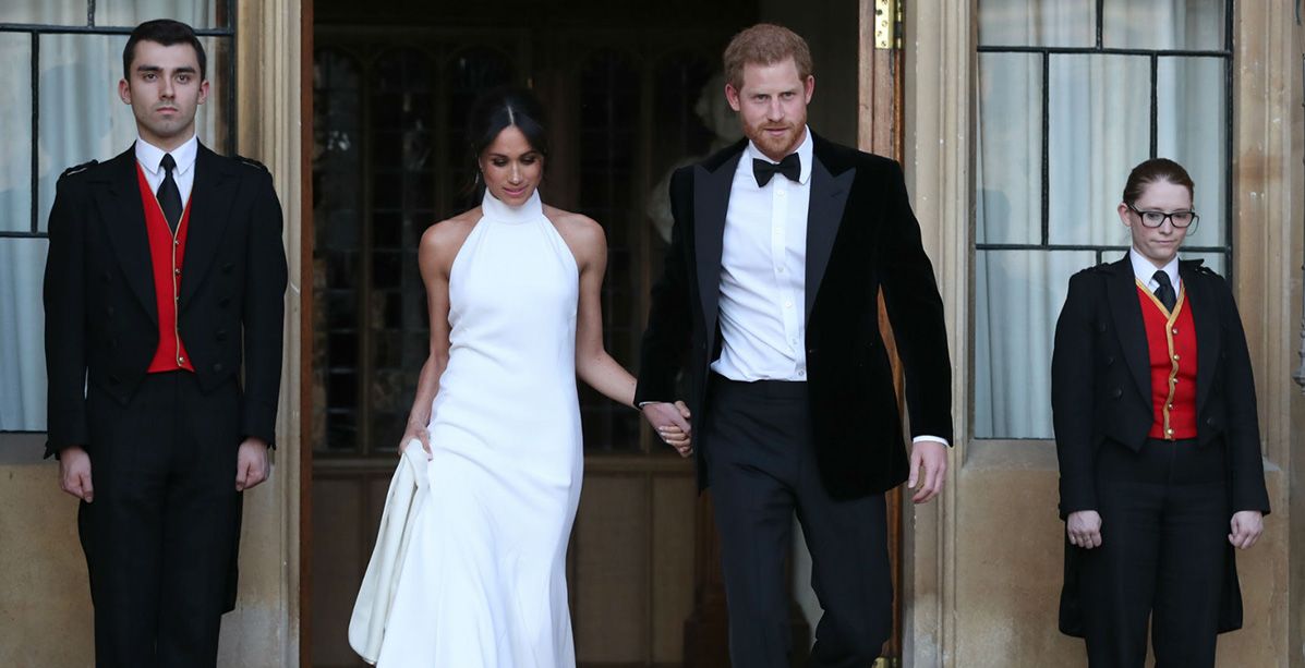 ميغان ماركل والامير هاري في حفل الزفاف الملكي