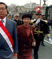 رئيس البيرو ألبرت فوجيموري وطليقته سوزانا