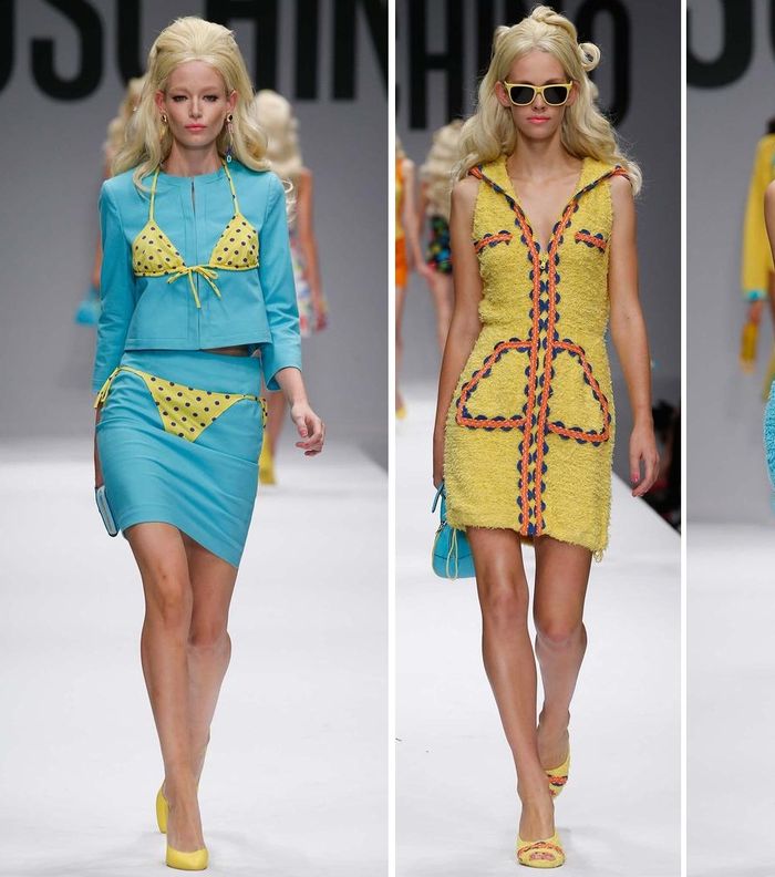 من مجموعة Moschino لصيف 2015، إليك هذه التصاميم