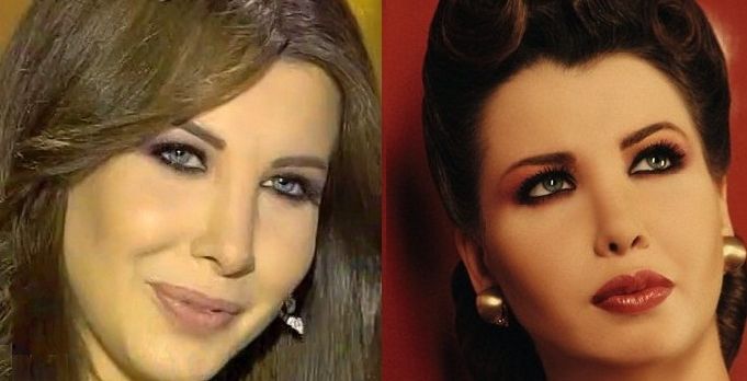 ماكياج نانسي عجرم ..بأنامل فادي قطايا أم هالة عجم؟