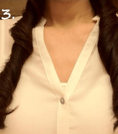 شعرك مقسوم وملفوف