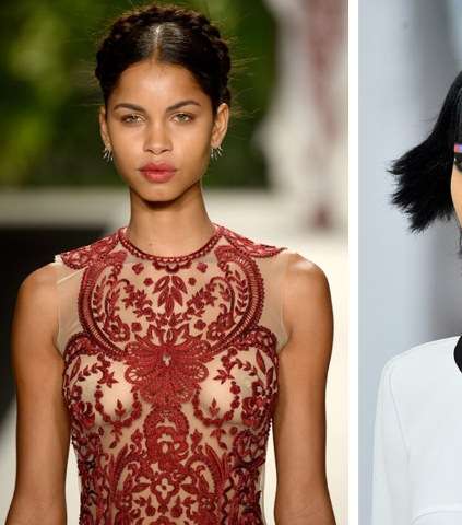 تسريحة ضفيرة التاج مع نعيم خان، وكرنفال ألوان النيون مع Chanel 