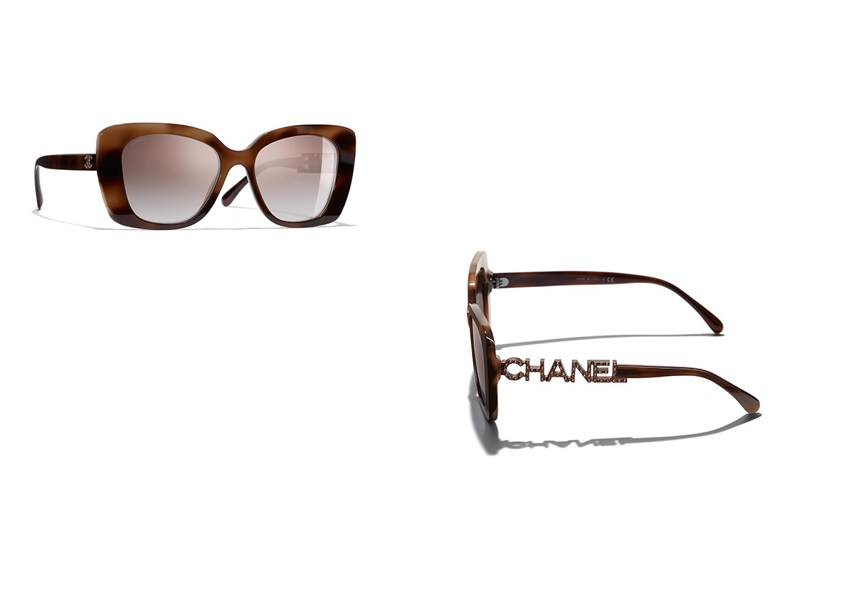 نظارات CHANEL المرصعة لربيع 2020