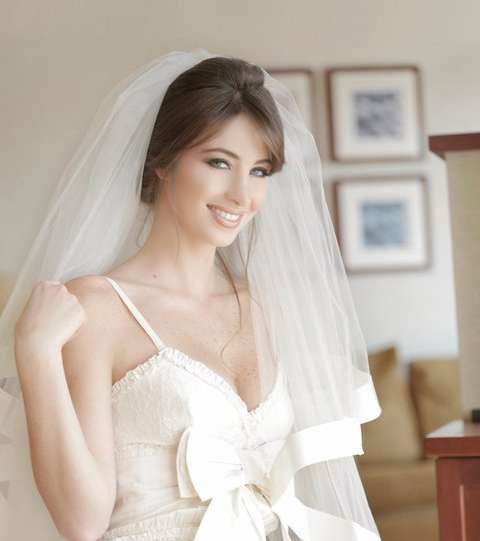  جمال أنابيللا هلال في يوم زفافها