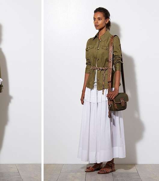 موضة اللّون الكاكي العسكري تعود مع مجموعة Michael Kors Resort 2015