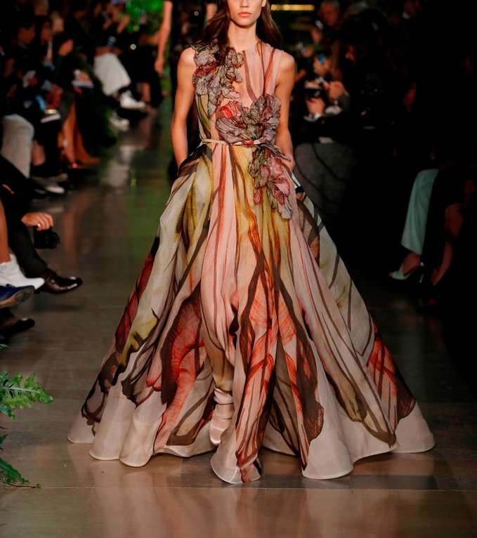 فساتين المصمم ايلي صعب 2015 راقية