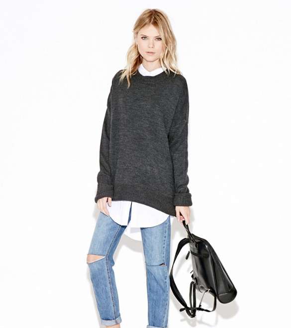 لاطلالة مناسبة لموسم الربيع، اختاري الكنزة الطويلة