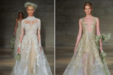 أناقة ملوكية لعروس ريم عكرا في نيويورك 