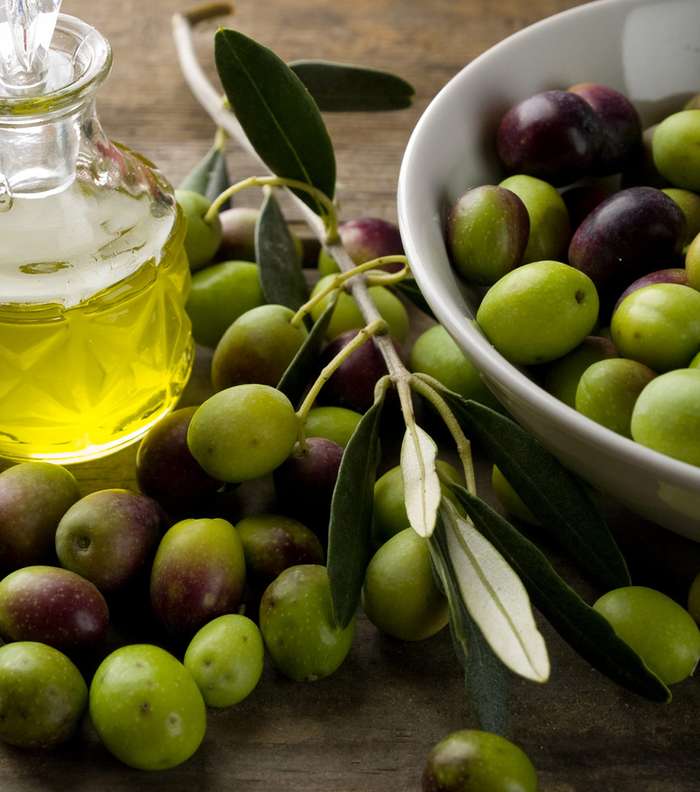الخطوة الأولى: زيت الزيتون