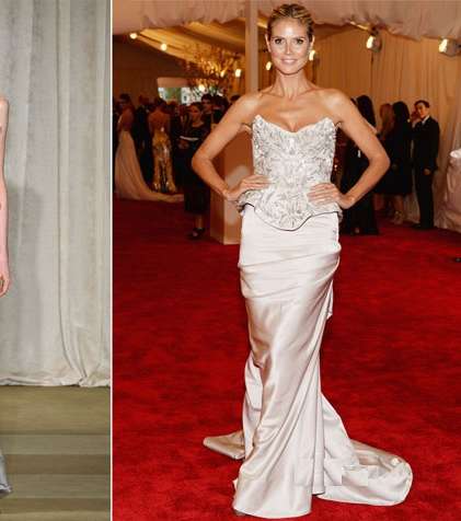 هايدي كلوم تتألق بفستان من توقيع ماركيزا في حفل الـ Met Gala