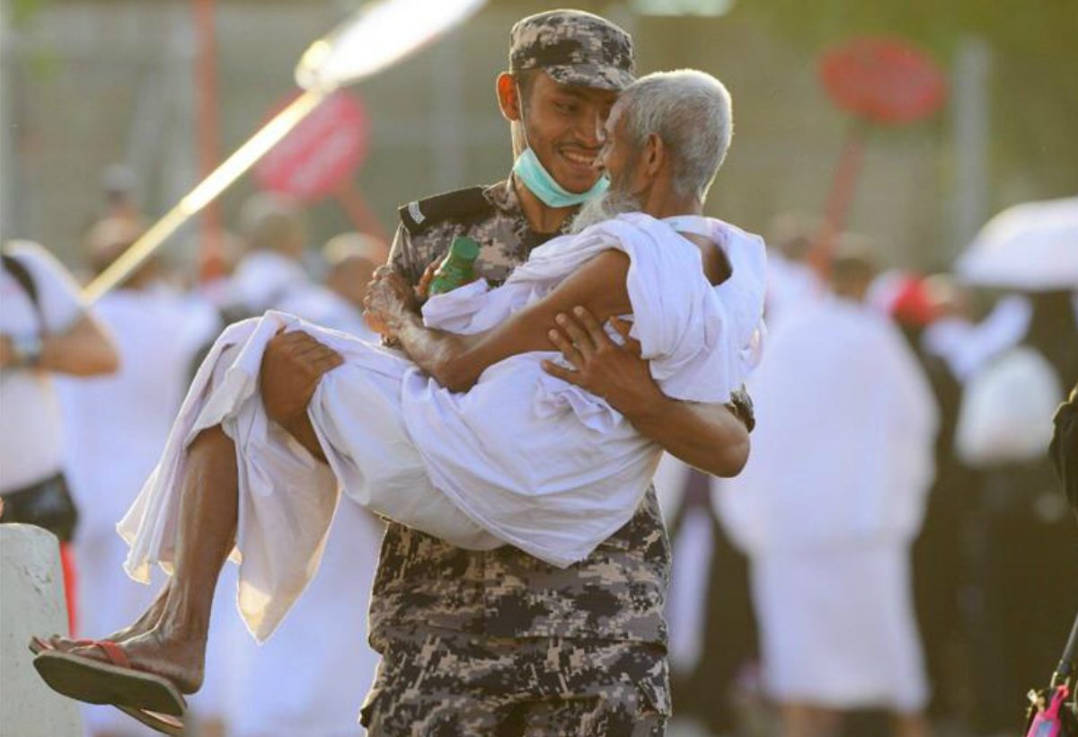 الصورة التي نالت جائزة أجمل صورة لموسم الحج 2019