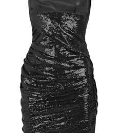 alexander-wang-sequin-black-ruched-dress-10-11-2010