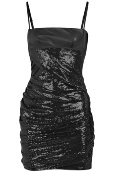 alexander-wang-sequin-black-ruched-dress-10-11-2010