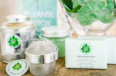 The Body Shop تطرح مجموعة  Fuji Green Tea الجديدة