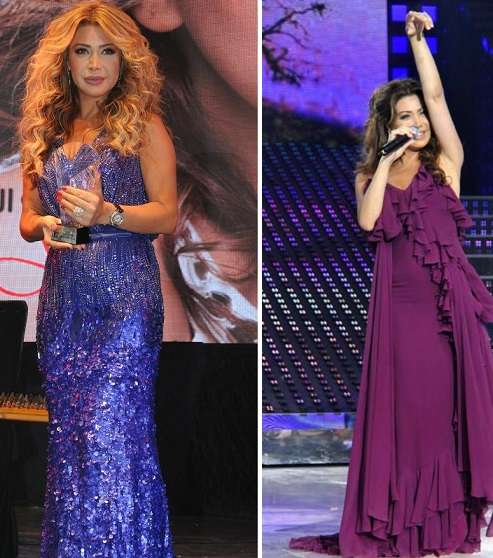 اليك أجمل فساتين نوال الزغبي الرسمية