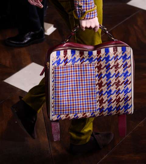 حقيبة Tory Burch الشنطة المقطعة لشتاء 2018