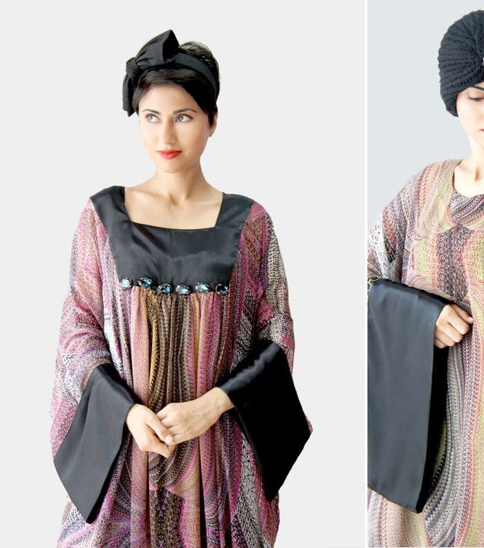 سميّة السويدي تطلعك على موضة العباءات لشتاء 2012