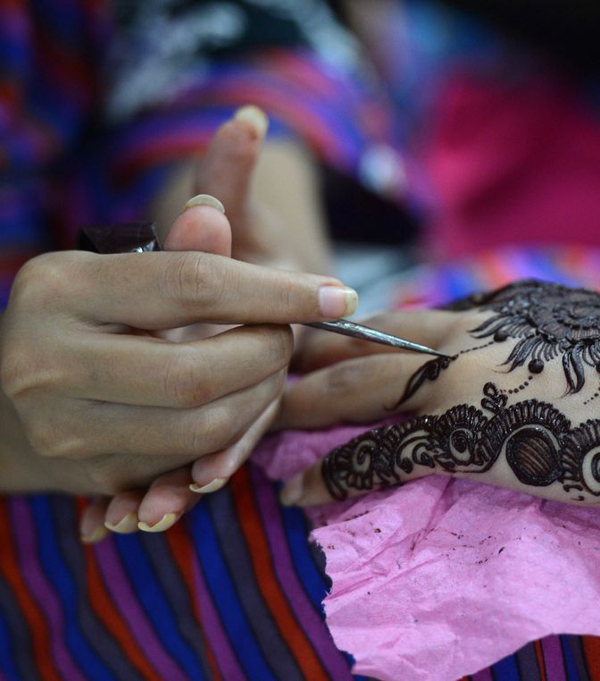 الحنة التقليدية في رمضان