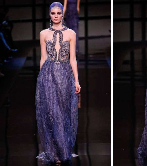 تألقي في صيف 2014 بأجمل موديلات الفساتين الراقية من مجموعة Armani Prive