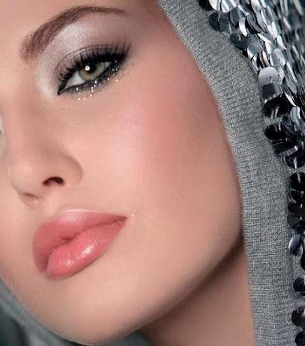 مكياج الحبوب اللمّاعة