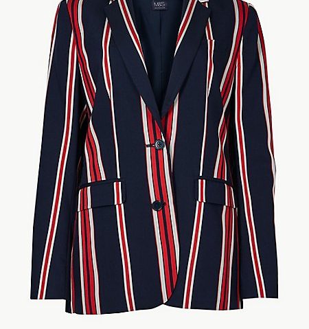 بلايزر مقلمة من Marks & Spencer