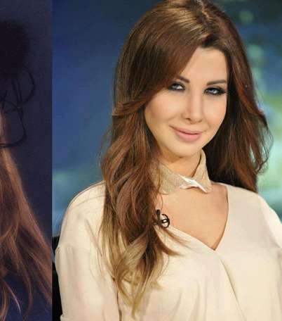 نانسي عجرم بأحمر الشفاه النيود بعيدًا عن قلم تحديد الشفاه