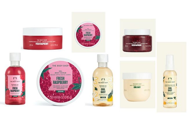 مجموعات الصيف المنعشة من The Body Shop