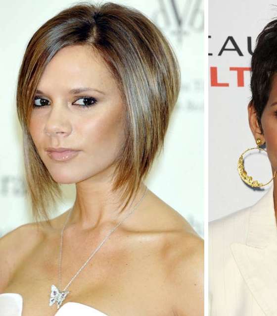 فيكتوريا بيكهام وهالي بيري بشعر قصير