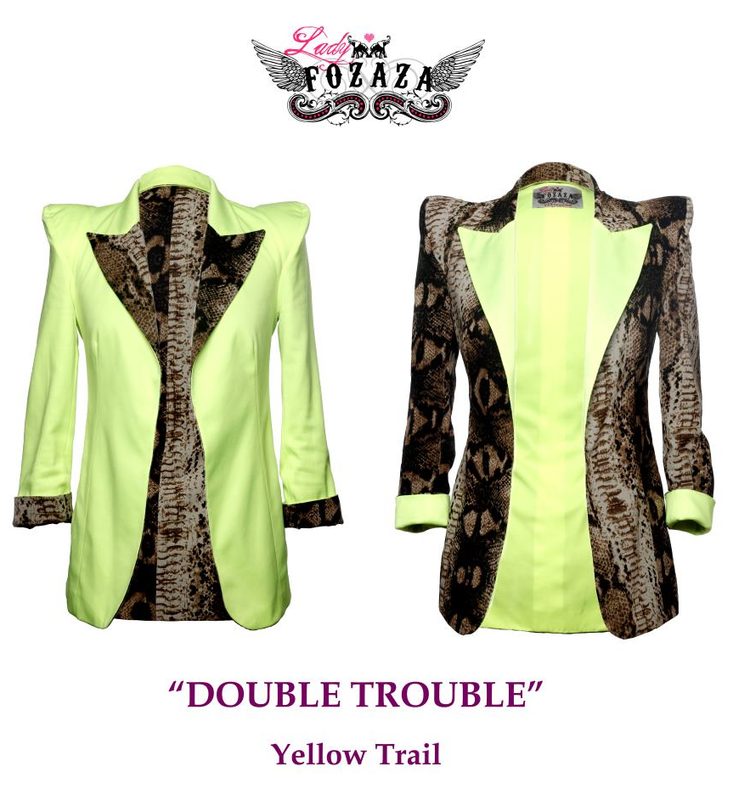 بليزر مميّزة بجلد الأفعى من تصميم العنود بدر 