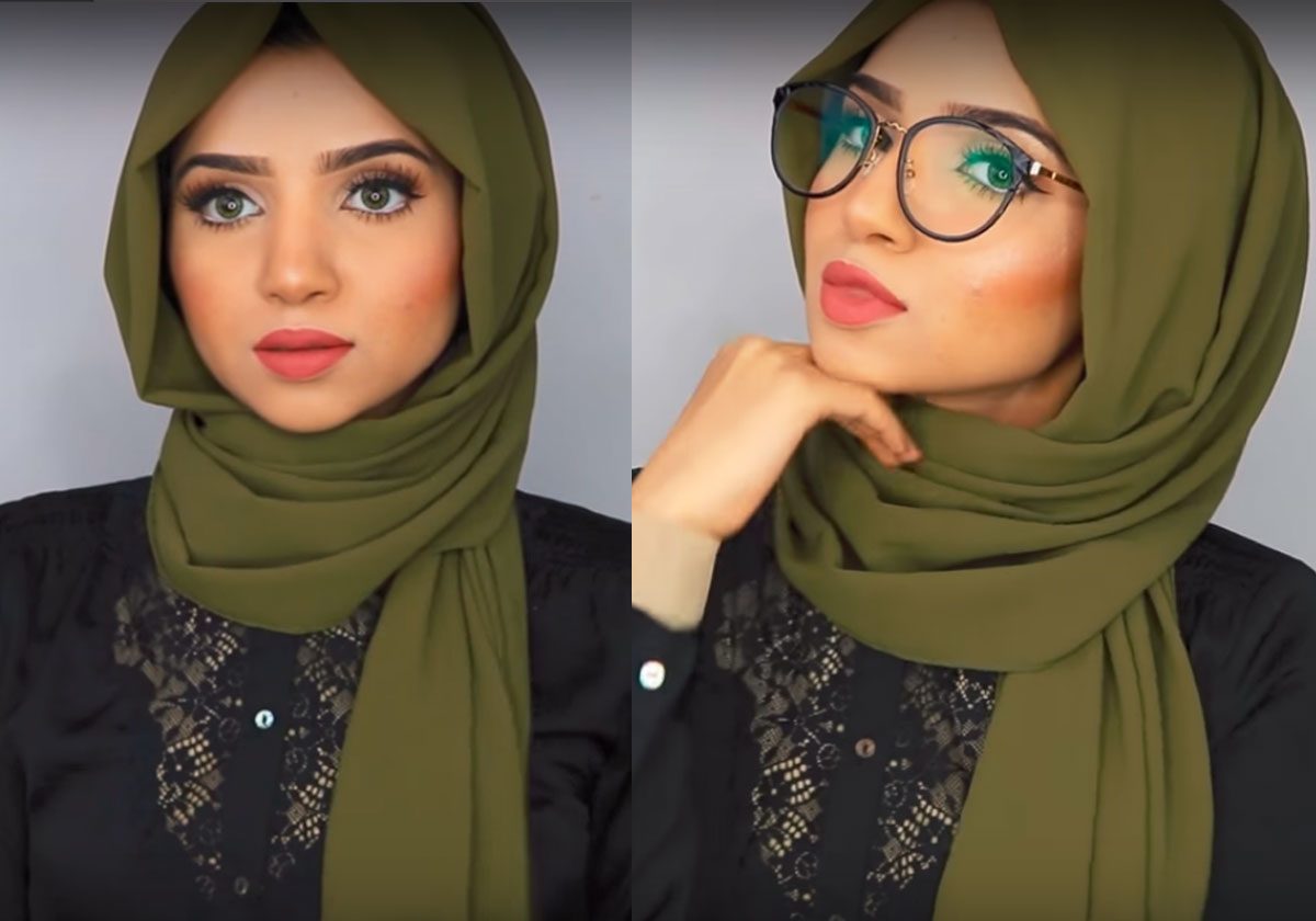 الطريقة الافضل للف الحجاب اذا كنت ترتدين النظارات الطبية؟