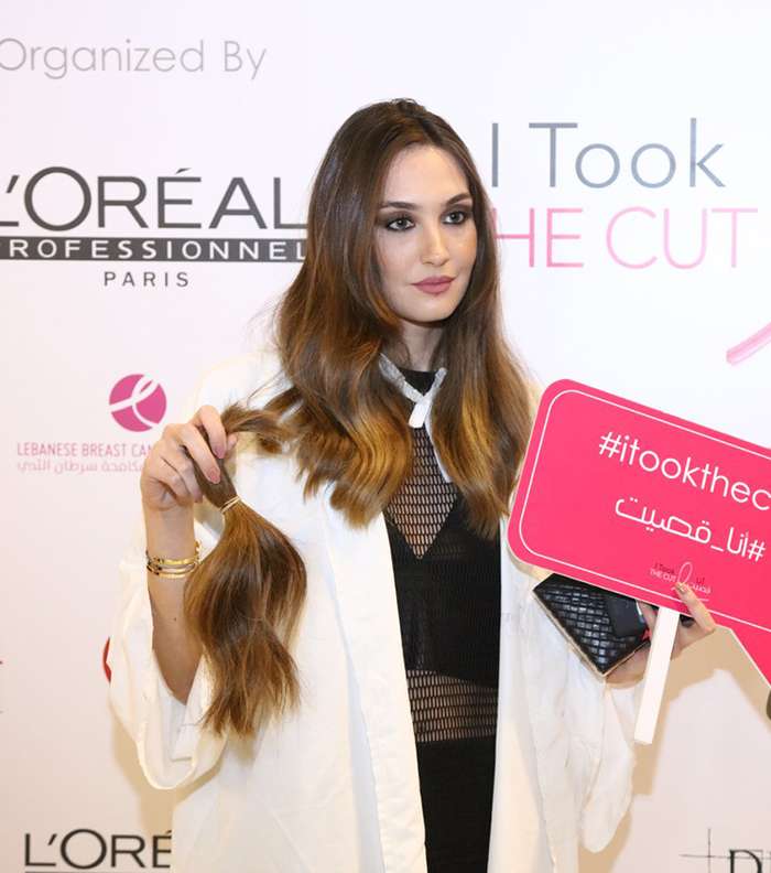 بالصور، ملكة جمال لبنان السابقة رينا شيباني تشارك في الحملة