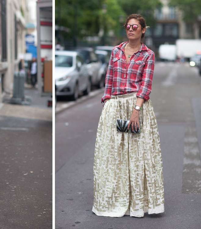 من صيحات الموضة هذا الموسم، القميص المقطع وحذاء الدراجة النارية