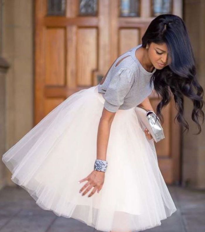 صور اجدد موديلات تنوره وبلوزه للسهرات