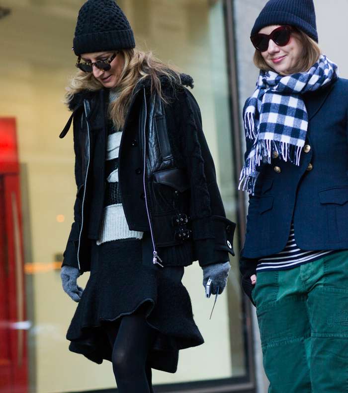 تنورة الـ Frills بالكشاكش موضة من شوارع نيويورك خلال اسبوع الموضة النيويوركي