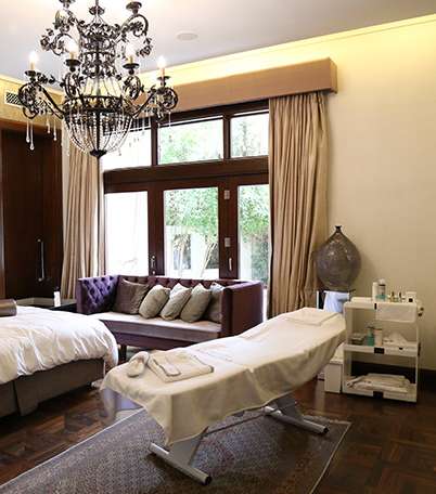 حظيت المدعوّات بجلسة خاصة لتدليك مع مستحضرات Institut Esthederm للعناية بالبشرة 