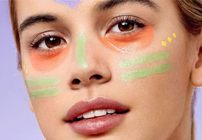 كونسيلر البرتقالي للجيوب المنتفخة