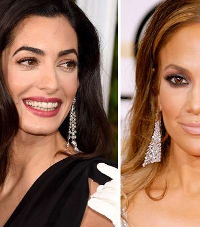 صور اجمل تسريحات شعر ومكياج النجمات في الغولدن غلوب 2015
